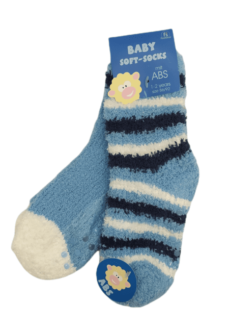 Šiltos frotinės kojinės su ABS vaikams Footstar Baby Soft