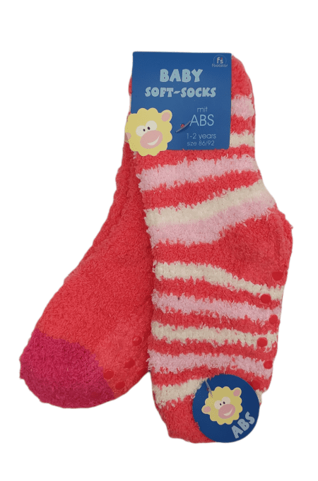 Šiltos frotinės kojinės su ABS vaikams Footstar Baby Soft