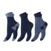 Frotinės termo kojinės moterims Footstar Thermo 60003, mėlynos (3 poros)