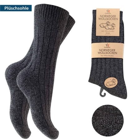 Žieminės kojinės su vilna vyrams Foostar Norweger 71233, 3 poros