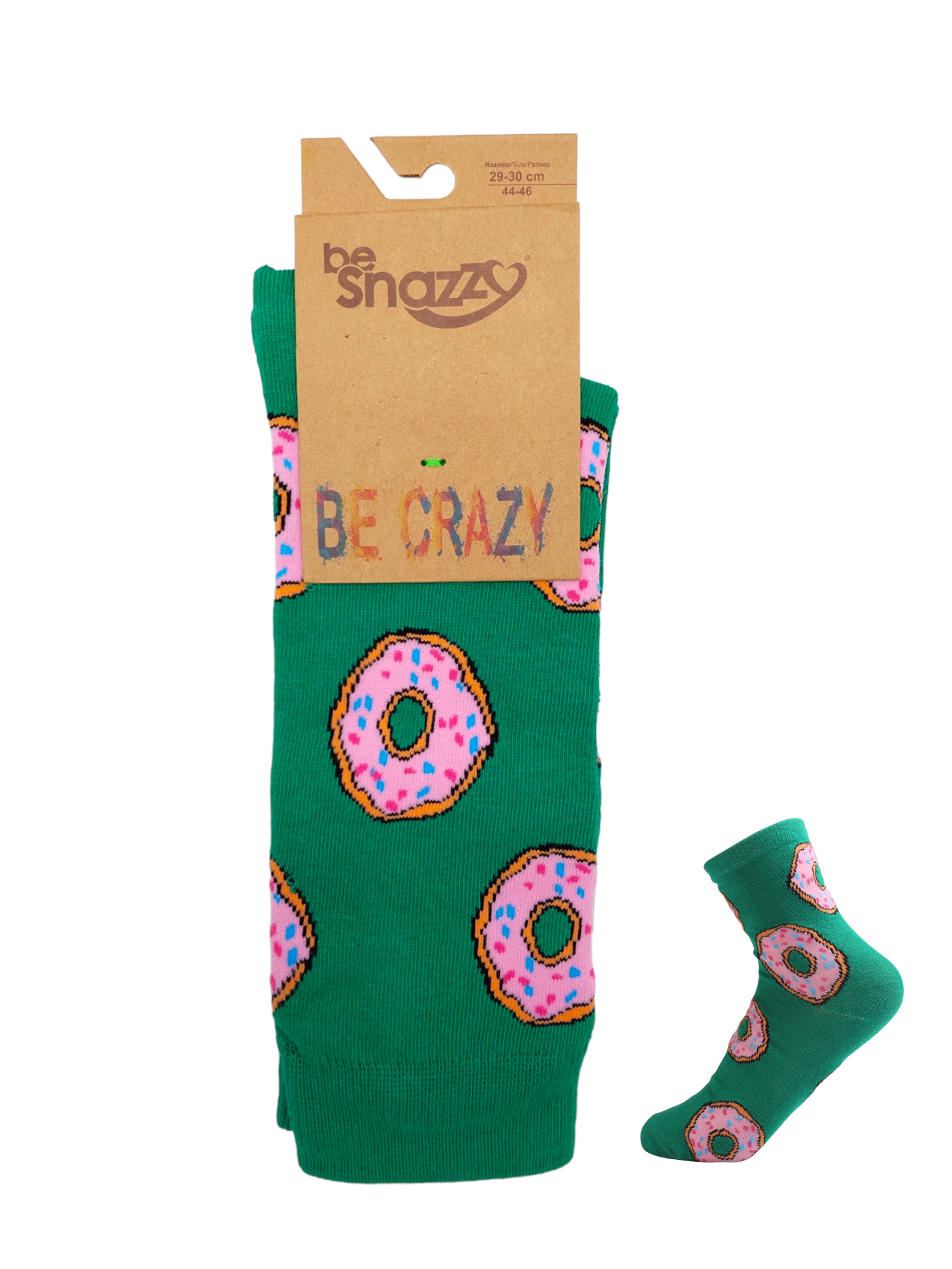 Unisex kojinės Be Snazzy ,,Be Crazy SK-07