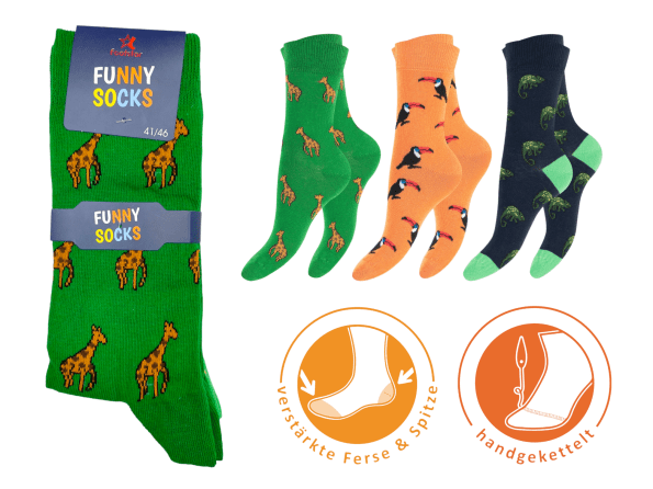 Unisex spalvotos kojinės Footstar FUNNY SOCKS