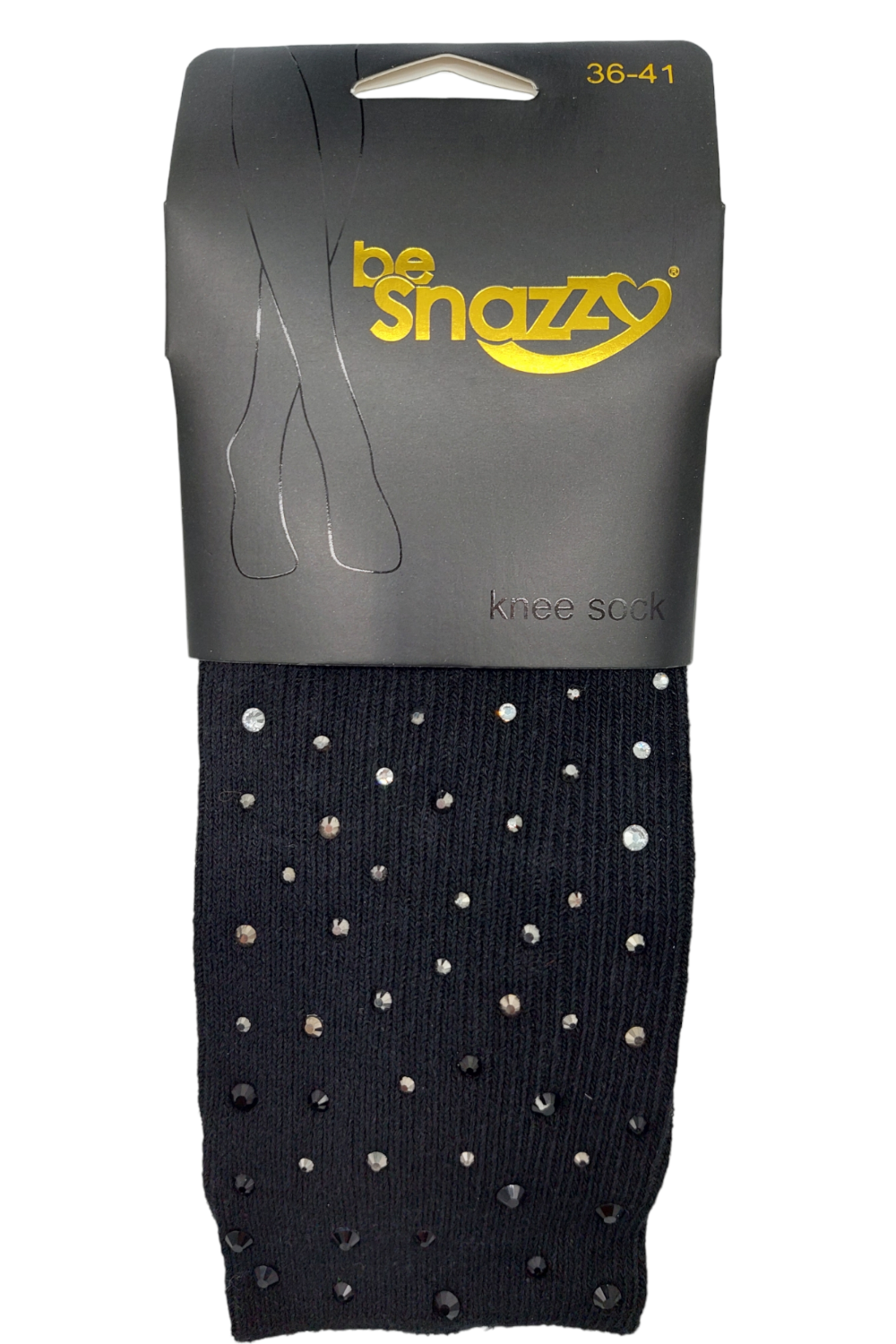 Kojinės virš kelių su papuošimais moterims Be Snazzy SK-37