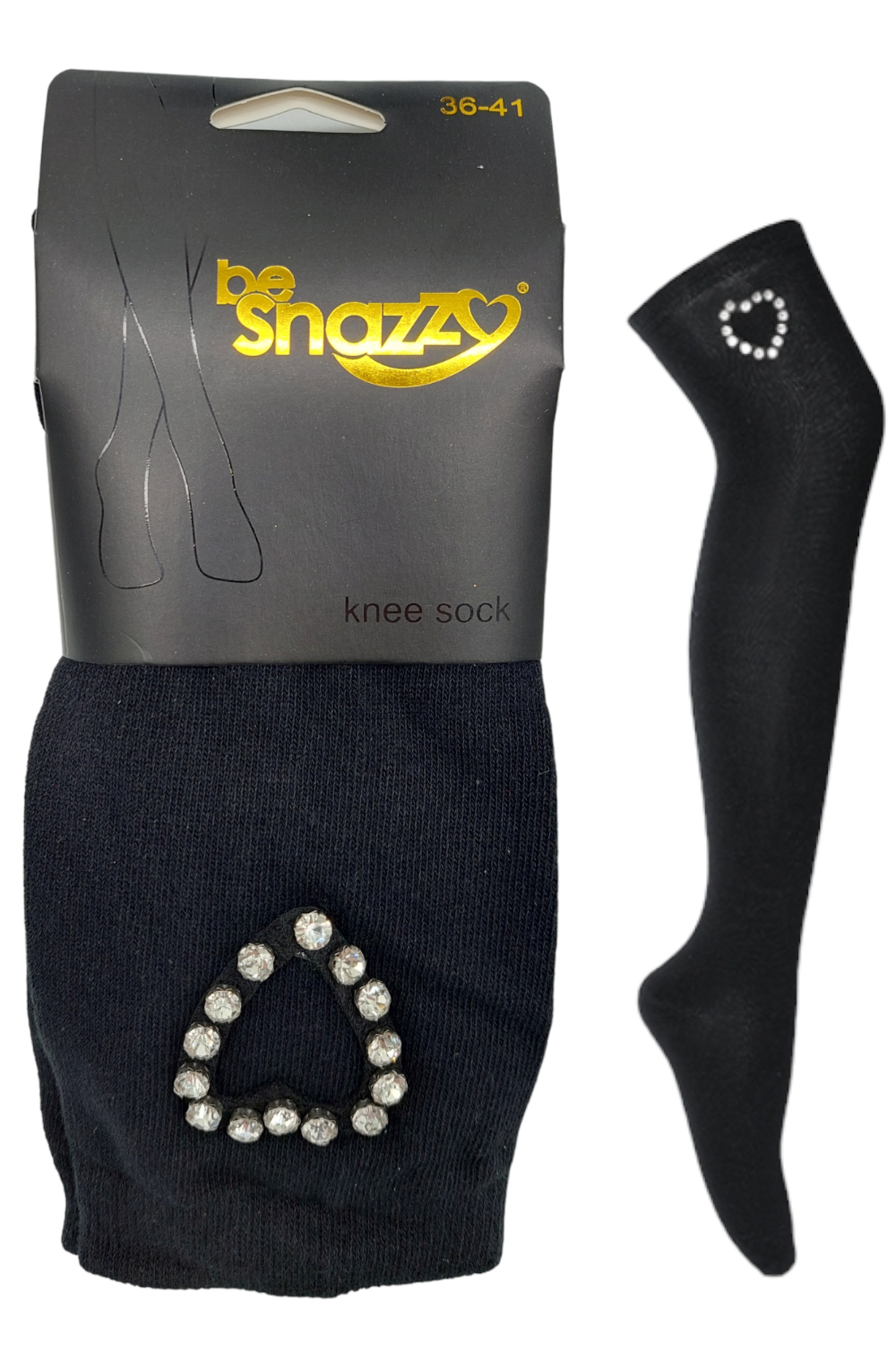 Kojinės virš kelių su papuošimais moterims Be Snazzy SK-37